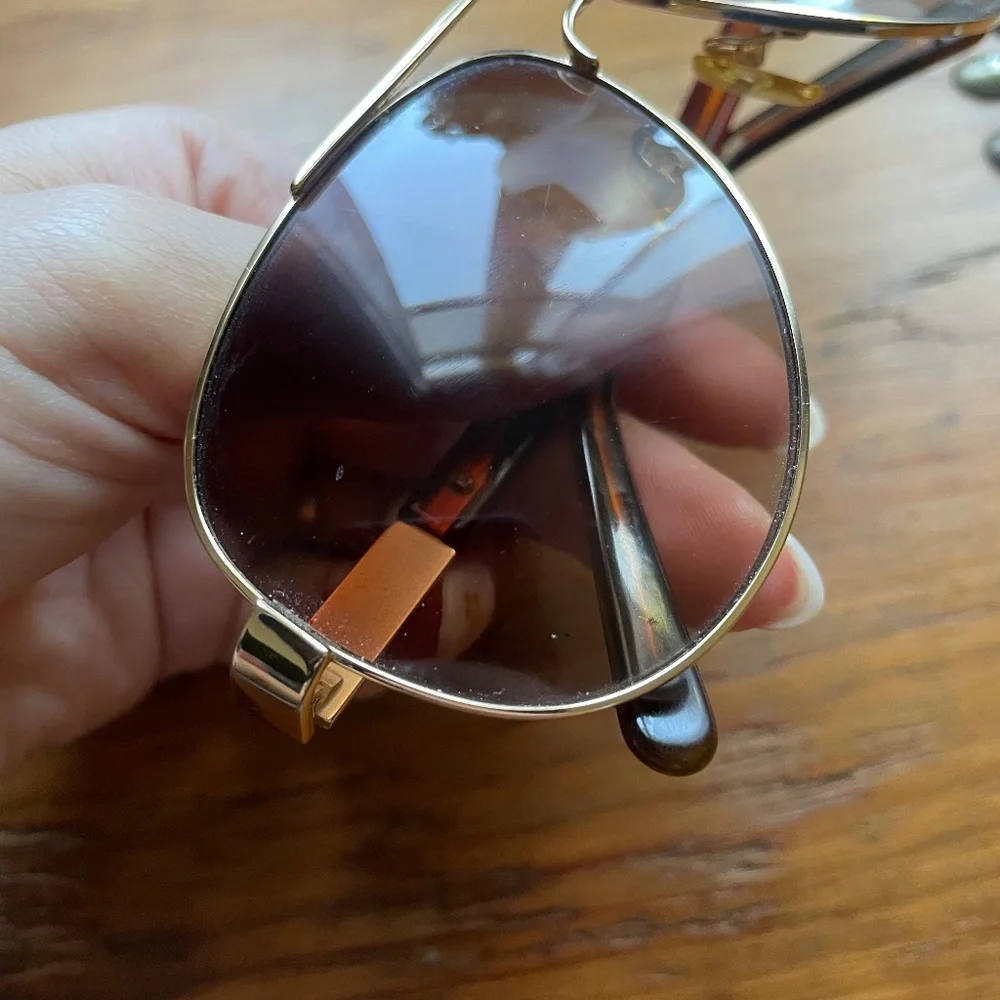 Tory Burch NWOT Eleanor Pilot Sunglasses - Picture 3 of 8